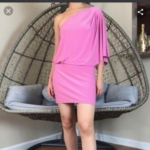 New Jessica Simpson ~ Pink Jersey Draped One S